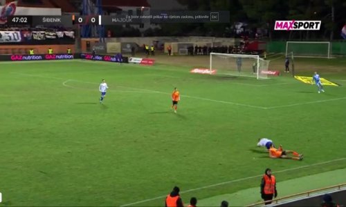 Pogledajte trenutak pomračenja igrača Šibenika; dobio crveni i ostavio svoju momčad na cjedilu