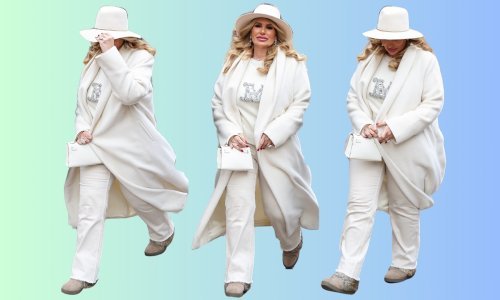 Iva Todorić u bijelom od glave do pete uživala u blagdanskom ozračju