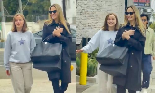 Vesela kupovina: Vivienne Jolie-Pitt je prava tinejdžerica koja uživa u društvu mame Angeline