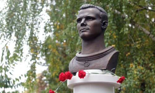 Oštećen spomenik kozmonautu Juriju Gagarinu na Trešnjevci