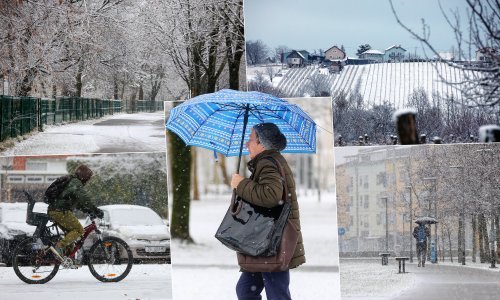 Gusti snijeg diljem zemlje, na obali nevrijeme. HAK i DHMZ izdali upozorenja