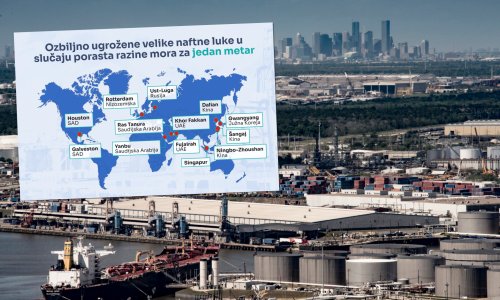 More bi već za nekoliko desetljeća moglo preplaviti najveće naftne luke na svijetu