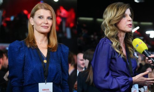 Sabina Glasovac i Biljana Borzan modno su se uskladile u plavom