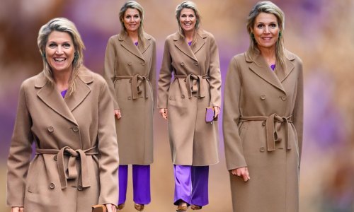 Lijepa kraljica spaja nespojivo, a ovaj vječni kaput izgleda dobro uz doslovno sve