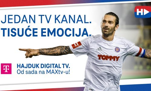 Što Hajduk dobiva svojim kanalom na MAXtv-u?