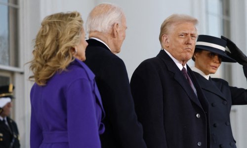 Jill i Melania nisu krile netrpeljivost dok je 'izgubljeni' Biden poželio Trumpu 'dobrodošlicu'