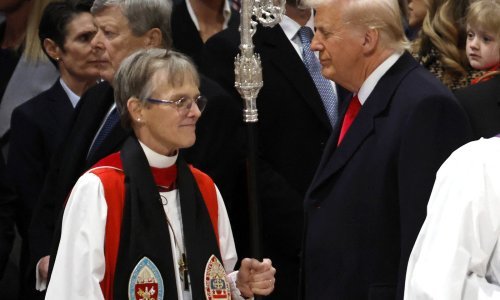 Trumpa na misi dočekala propovijed koju nije očekivao: 'Molim vas, imajte milosti'