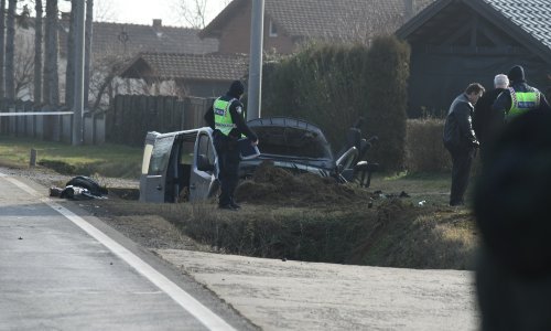 Kombi sletio s ceste kod Pitomače: Pet osoba u bolnici, dvije teško ozlijeđene