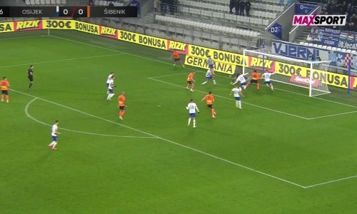 Šok u Osijeku; pogledajte prvi gol u SHNL-u u 2025.