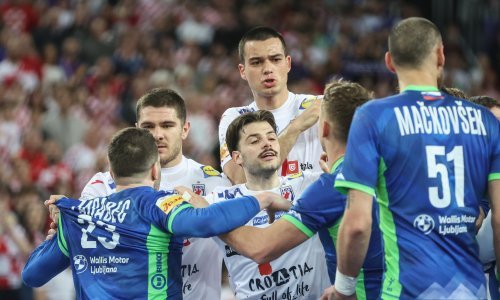 Kaos na poluvremenu u Areni; pogledajte fizički sukob Hrvata i Slovenaca