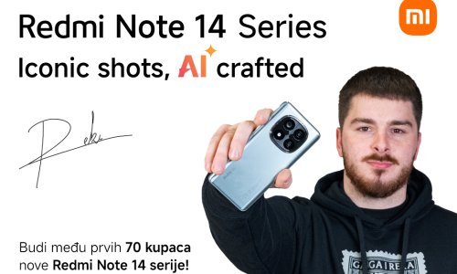 Poznati reper postao zaštitno lice nove Redmi Note 14 serije koju krasi vrhunska izdržljivost, impresivan dizajn i AI kamera