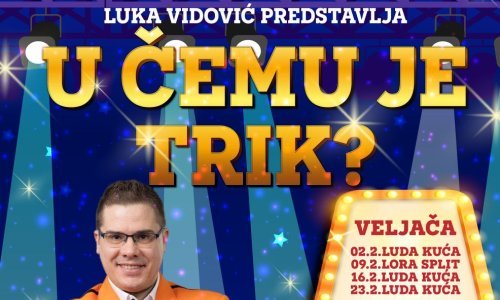 Luka Vidović najavljuje novu sezonu hit predstave 'U čemu je trik?'