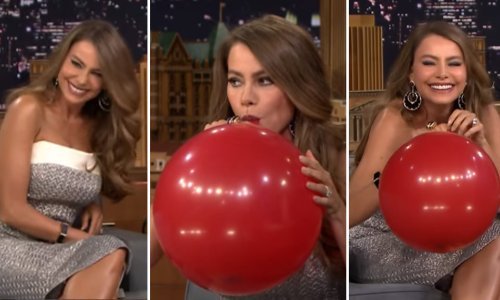 Hit na internetu: Sofia Vergara se 'nagutala' helija