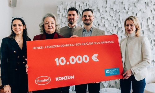 Za godinu punu smijeha - SOS Dječjem selu Hrvatska uručena donacija od Henkela i Konzuma