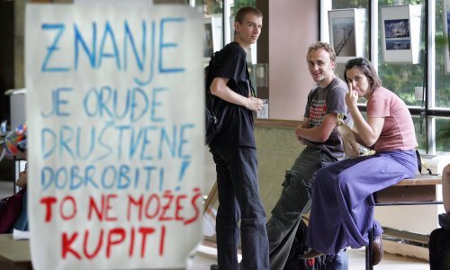 Studenti Filozofskog fakulteta ipak nastavljaju blokadu
