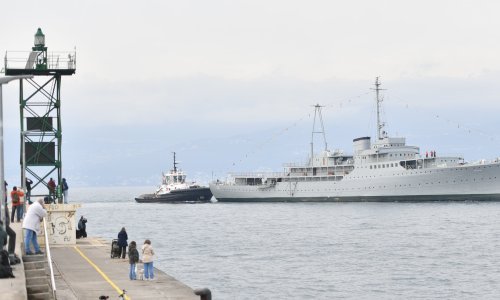 Titov slavni brod 'Galeb' je stigao u Rijeku