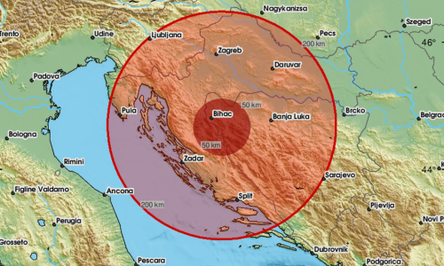 Snažan potres prodrmao Dalmaciju, osjetio se diljem Hrvatske. Oglasila se Seizmološka služba