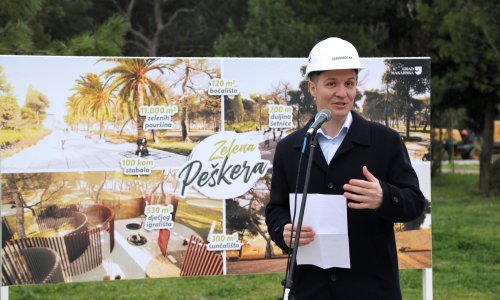 Počeli radovi u Makarskoj: Za park Peškera šest milijuna eura