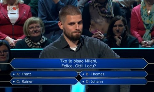 Natjecatelj 'Milijunaša' zapeo na pitanju iz književnosti: Znate li vi odgovor?