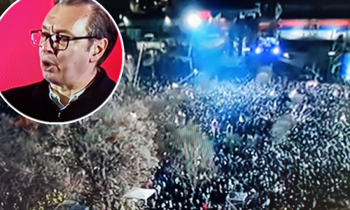 Vučić gutao knedle pa zaurlao: Idem s Trumpom i Ficom u Moskvu. Uništit ću obojene revolucije u cijelom svijetu!