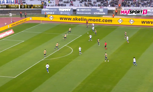 Pogledajte kako je golman Rijeke umalo počastio Hajduk. Što mu je bilo?