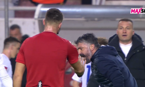 Gattuso nikad nije bio bjesniji; pogledajte kako se zaletio prema sucu