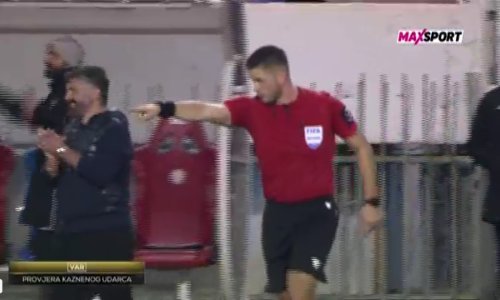 Pogledajte reakciju Gattusa kad je Kolarić odlučio da nema penala za Hajduk