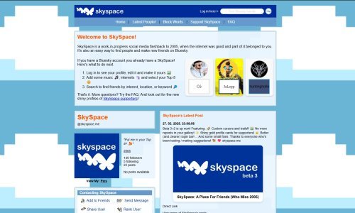Nedostaje vam MySpace? Bluesky i SkySpace vam mogu pomoći