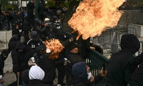 FOTO Neredi u Grčkoj, prosvjednici napali policiju: 'To nije bila nesreća, bilo je to ubojstvo'