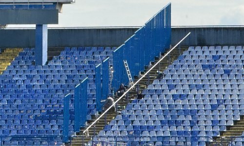 Na Maksimiru postavljen 'kavez' za Torcidu. Pogledajte video