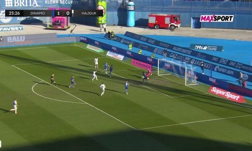 Pogledajte kako je Nevistić čudesnom obranom spasio Dinamo nakon sjajne akcije Hajduka
