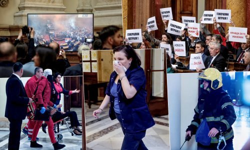 Skupština Srbije nastavila s radom nakon nereda. Teško ozlijeđene zastupnice, jedna doživjela moždani udar