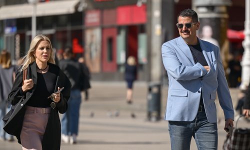 Privukli poglede: Peco i Silvija u opuštenom điru po Zagrebu