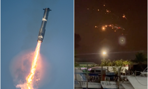 Eksplodirao Muskov Starship: Vatrene krhotine padale s neba, prizemljeni letovi