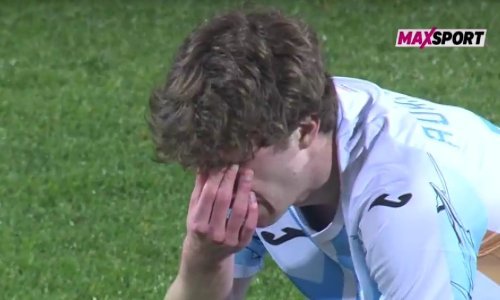 Mogao je biti junak; pogledajte kako se igrač Rijeke slomio nakon što je sudac svirao kraj