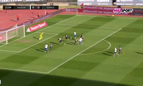 Pogledajte akciju i trenutak kad je Hajduk poveo protiv Gorice