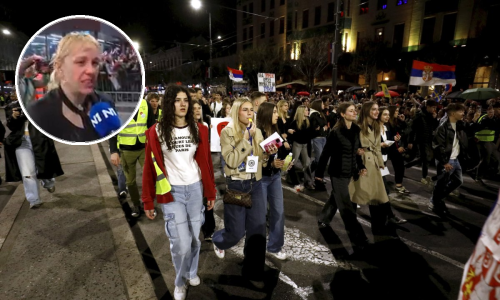 Majka poginulog mladića sa suzama dočekuje studente u Beogradu: 'Ovo se ne može opisati'