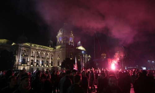VIDEO Zvučni top prekinuo prosvjed u Beogradu?: 'To je brutalna demonstracija sile'