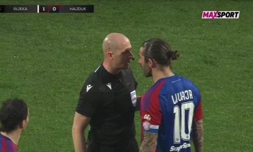 Pogledajte okršaj Livaje i suca! Kapetan Hajduka dobio žuti, bijesni Kalik psovao Pajača