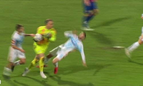 Potez golmana Hajduka šokirao Skominu i Vejića: 'Svašta... To je morao biti penal'