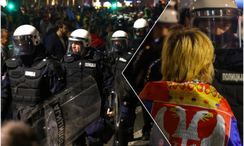 VIDEO: Policija pendrecima tukla studente koji su noćas blokirali sve ulaze u Skupštinu