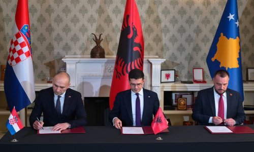 Anušić u Albaniji; jača se obrambena suradnja Hrvatske, Kosova i Albanije