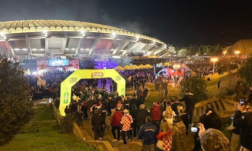 Pogledajte sjajnu atmosferu u Fan zoni; bio je to spektakl na Poljudu i ispred njega