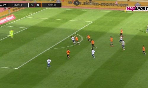 Pogledajte kako je Šibenik ostao s igračem manje na Poljudu