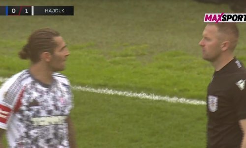 Pogledajte kako je Livaja poludio na suca i dobio žuti karton; to je veliki problem za Hajduk
