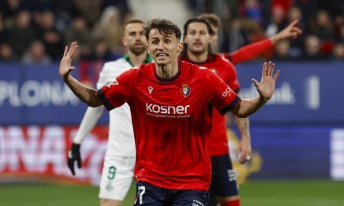 Trener Osasune nahvalio Budimira: Na listi je vrhunskih napadača