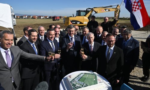 Premijer Andrej Plenković svečano otvorio izgradnju kampa hrvatske reprezentacije