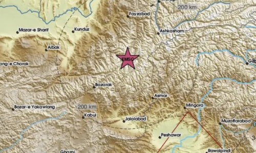 Potres magnitude 5,6 pogodio Afganistan