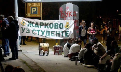 Nastavlja se blokada RTS-a, studenti iz Srbije kreću na maraton, trčat će do Bruxellesa