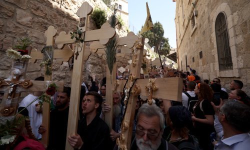 Unatoč ratu, tisuće hodočasnika na križnom putu u Jeruzalemu